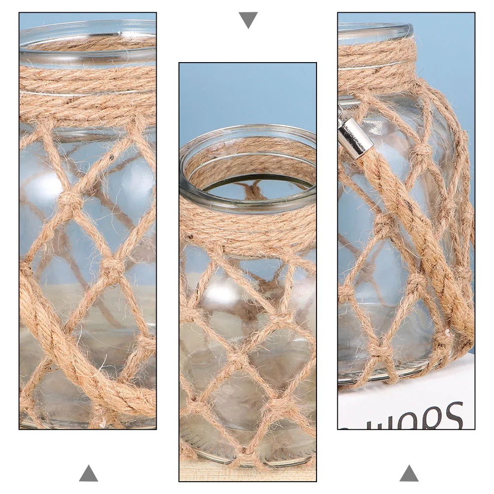 

2Pcs Glass Flower Vase Transparent Vintage Hydroponic Decorative Floral Art Desktop Vase for Home Office Wedding Decoration