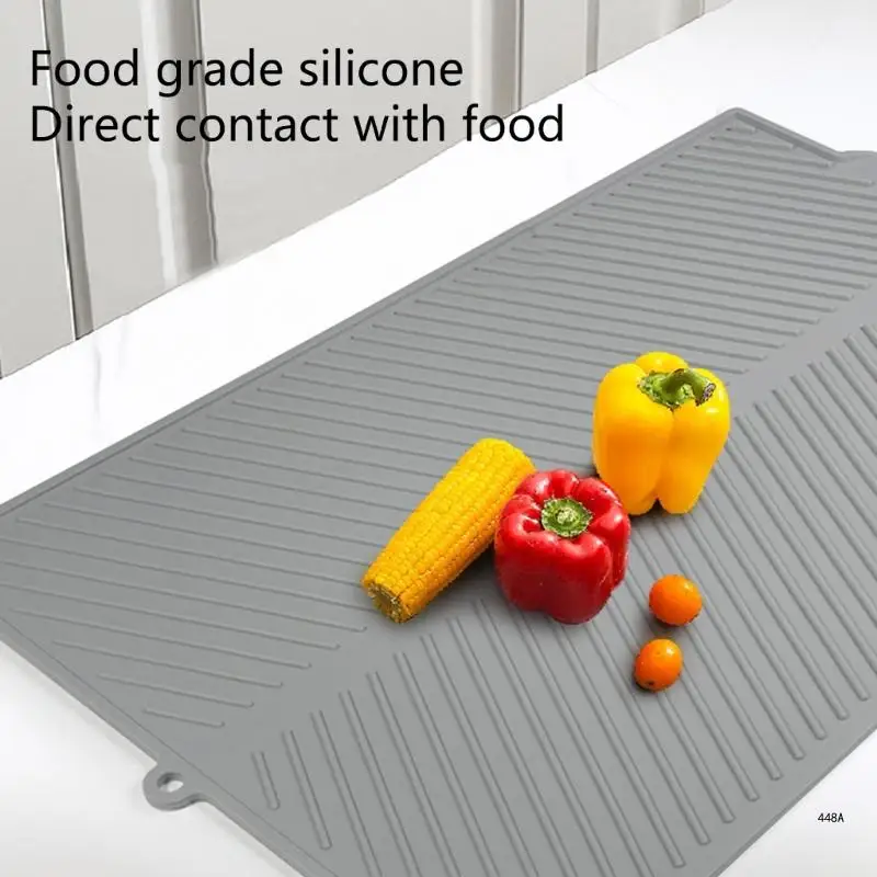 Sturdy Silicone Kitchen Cabinet Tray Waterproof and Easy to Use Under Sink Mats Accessory for Home Organization