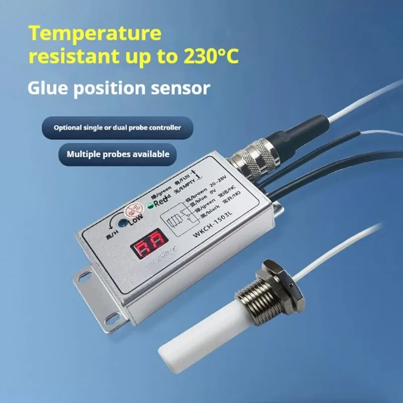 WKCH1503-B62 Adhesive Level Probe Sensor G1/2 Glue Tank High Temperature Detection Switch 230°C for Hot Melt