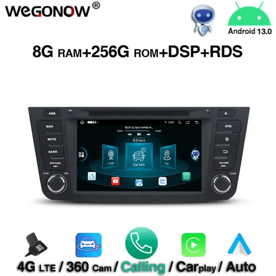 360 DSP IPS Android 13.0 8GB RAM 256GB 8 core Car DVD Player GPS navi map RDS Radio wifi 4G BT5.0 For Geely Emgrand EX7 GX7 2014