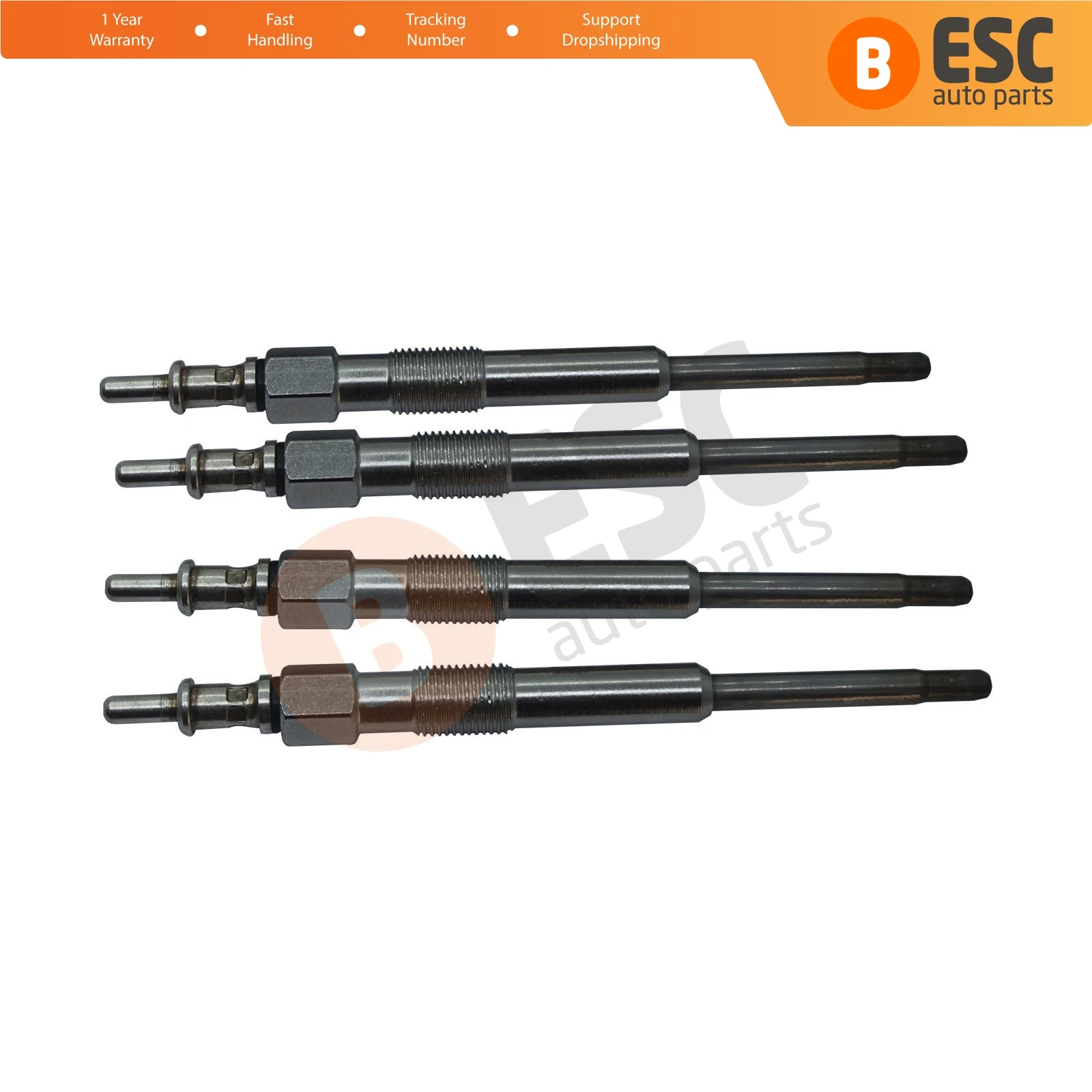 

ESC Auto Parts EGP76-1 4 Pieces Heater Glow Plugs 11 Volt A6601590001 for Smart 0.8 CDI Fast Shipment Ship From Turkey