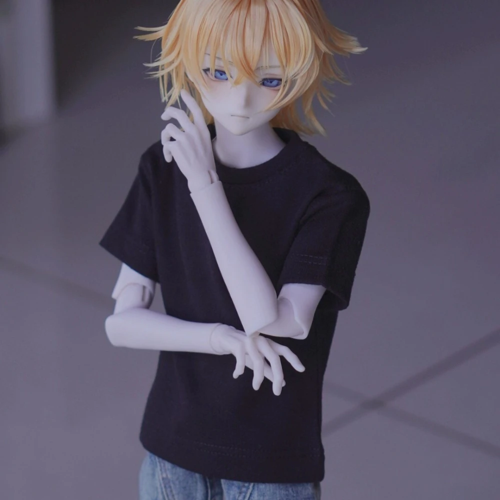 

Одежда для кукол 1/4 для куклы Bjd 45 см, белые, черные повседневные футболки, платье, игровой домик, игрушки для девочек, модные аксессуары для кукол, без куклы