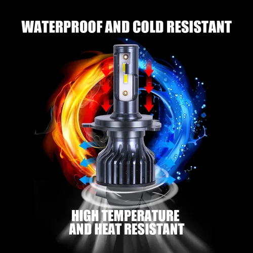 Imagen 2 del producto Faro de coche 18000LM 80W CSP H4 LED H7 H1 H3 H8 H11 9005 HB3 9006 HB4 880 881 H27 faros delanteros de coche luces Led para coche 12V