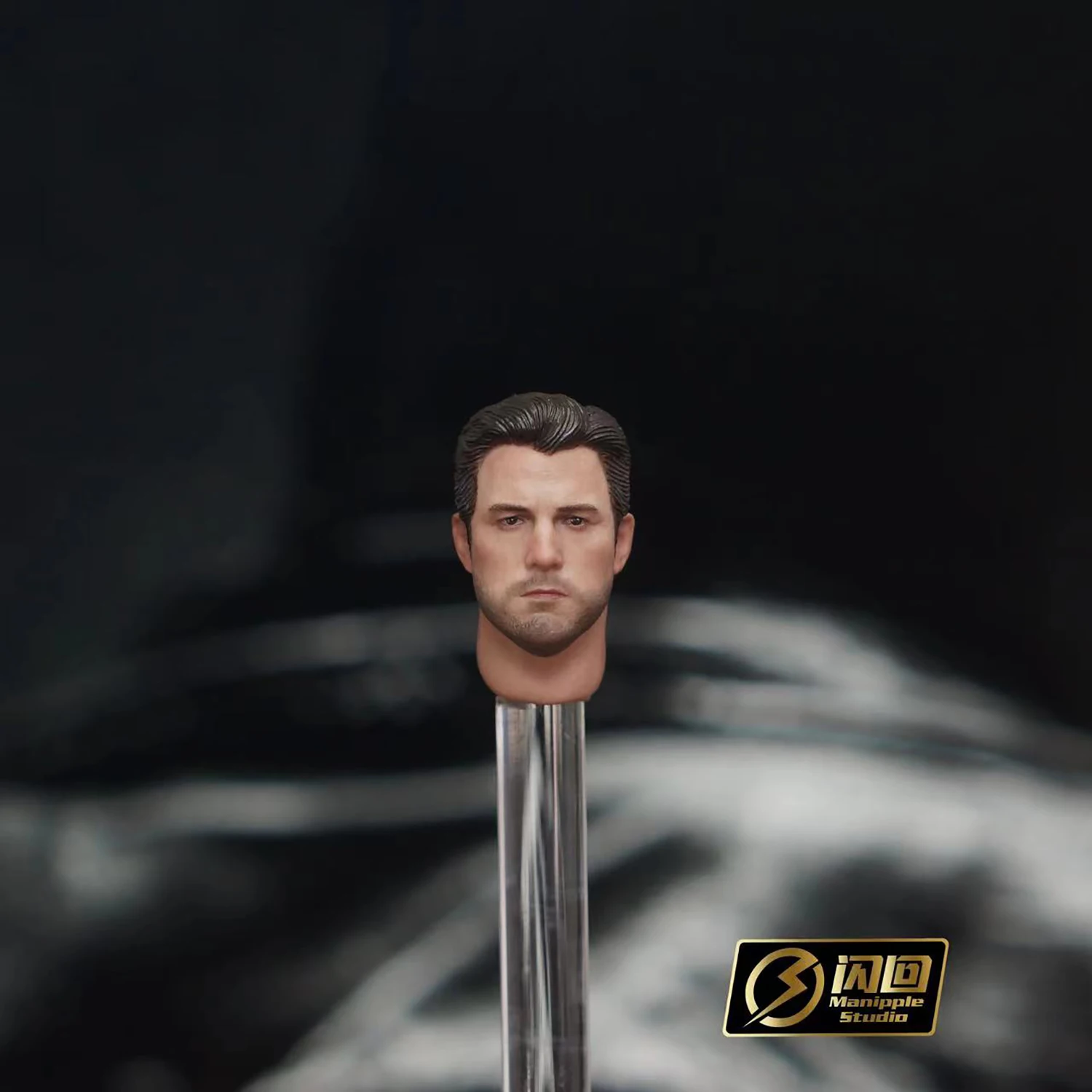 

1/12 Manipple Studio Ben Affleck Bruce Shake Head Carving Sculpt Model Toys