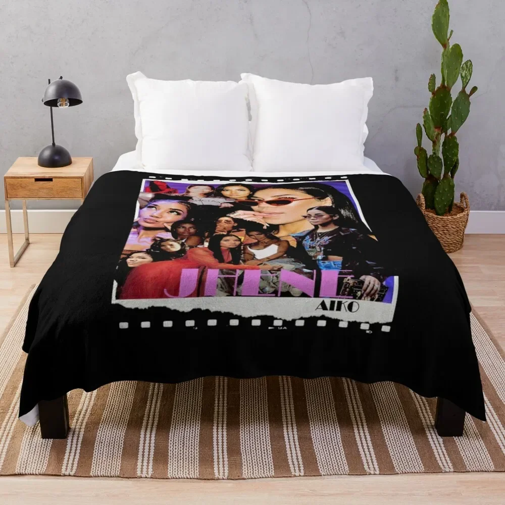 

Jhene Aiko Graphic Design Throw Blanket Bed Fashionable Designers Personalized Gift Blankets