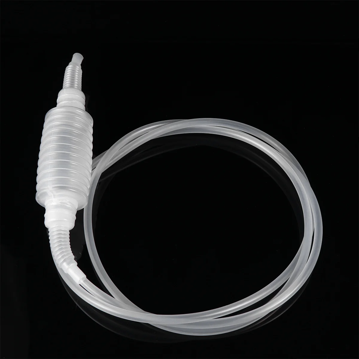 

2Pcs Manual Sucker Transparent Hand Pump for Oil Water Emergency Transfer Durable PVC Material Easy to Use