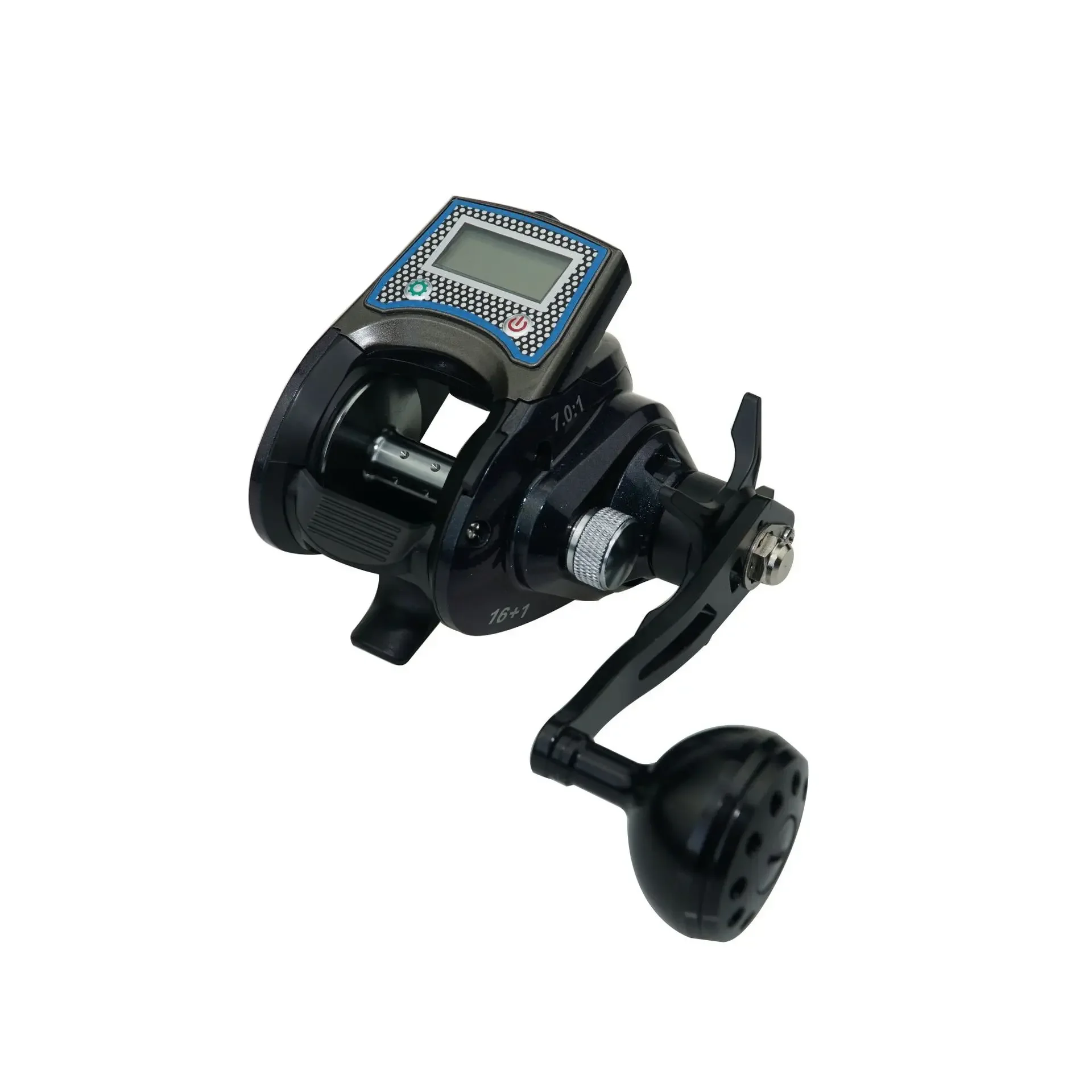 Carrete de pesca de jigging de fundición de alta calidad, carrete eléctrico de aguas profundas, 16 + 1BB SHK400