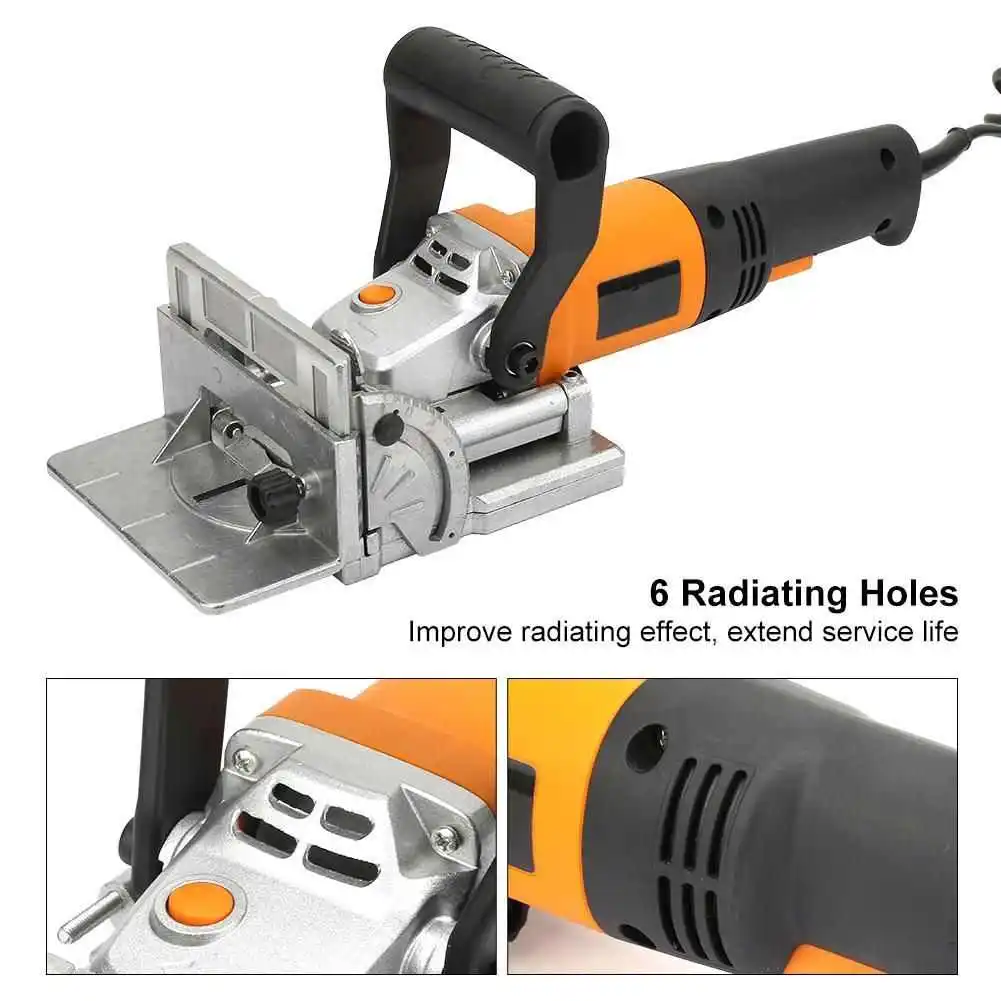 

MIK-ZK5-100 Woodworking Slotting Machine Jointer invisible Ramino connector furniture two-in-one fastener Electric Tool