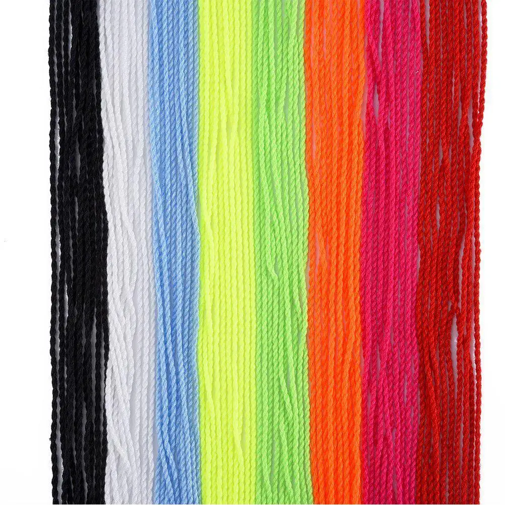 100Pcs Durable Polyester String Multi Color Pro-poly Rope Bearing String Yo-Yo Magic Juggling Toy for Kids Children Yoyo Toy