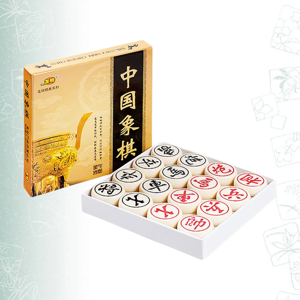 3 D High-end Chinese Chess 3D Funny Three-dimensional Game Early Learning Wooden Bamboo