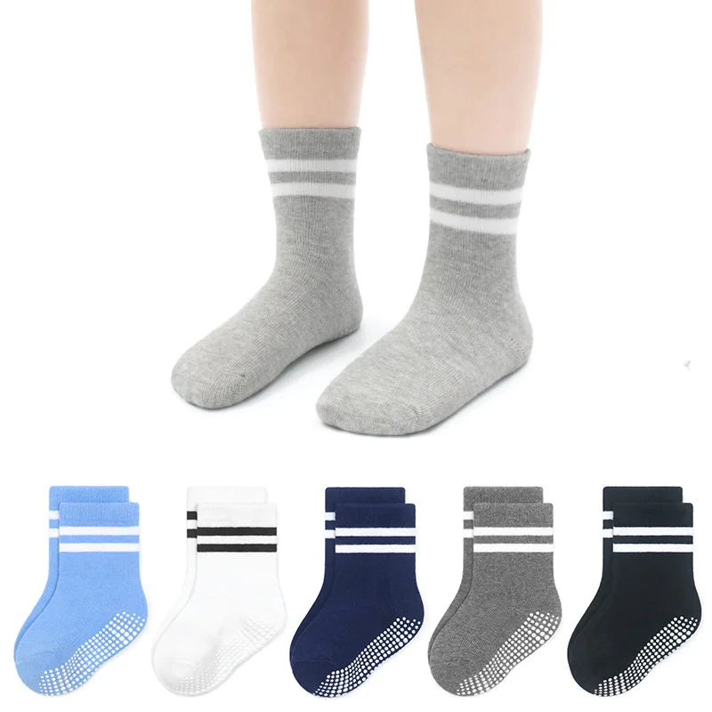 

Best-selling Children's Adhesive Anti Slip Floor Sock Foreign Trade Baby Small Medium and Large Children's Trampoline Socks