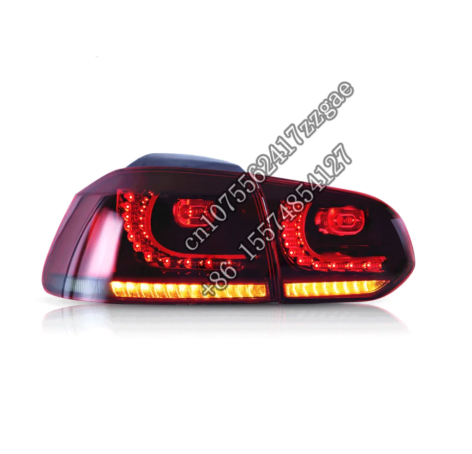 Guwo Auto Parts LED Taillights Reversing Lamp Cornering Lamp For  Golf 6 MK6 2008-2013