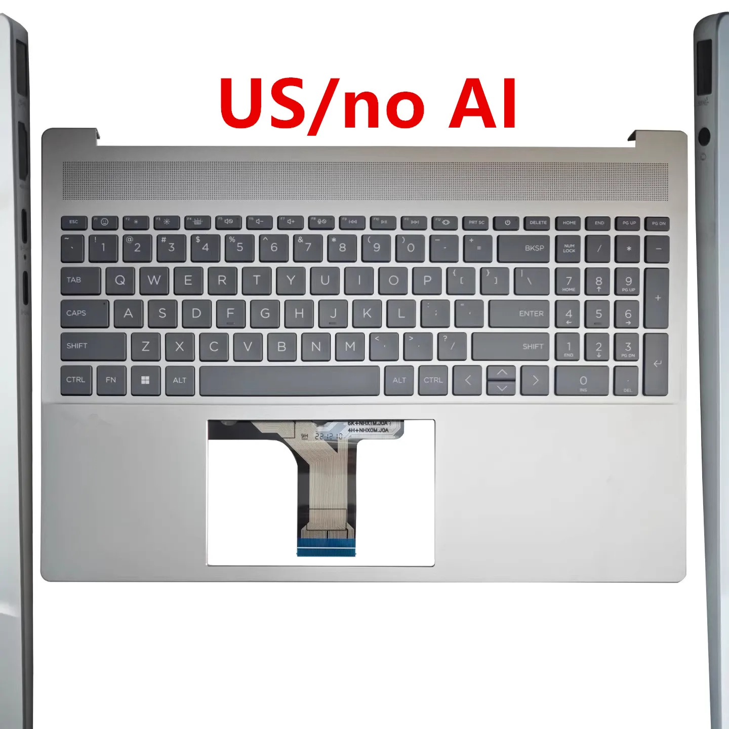 Voor HP OmniBook 5 16-AF 16-AG 16-BC Laptop LCD Back Cover Top Case/Palmsteun Hoofdletters met Backlit SP/US toetsenbord