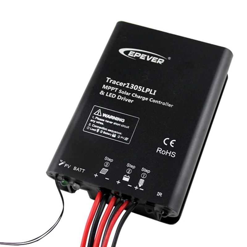 EPEVER Tracer2606LPLI Tracer2610LPLI Waterproof MPPT Solar Charge Controller 10A 12V 24V IR Remote Control For LiFePO4 Battery