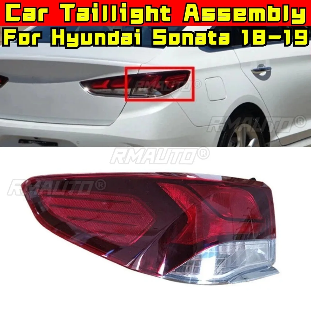 

For Hyundai Sonata 2018-2019 LED Daytime Running Light Waterproof Fog Lamp Car Taillight Assembly 92401C2500 HY2804153