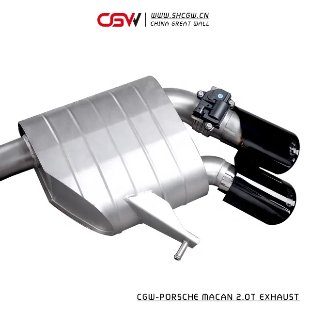 Customers Desired Style Active Sound Exhaust Muffler Catback Remote Valve Control for 2.0T Year 2014 Onward