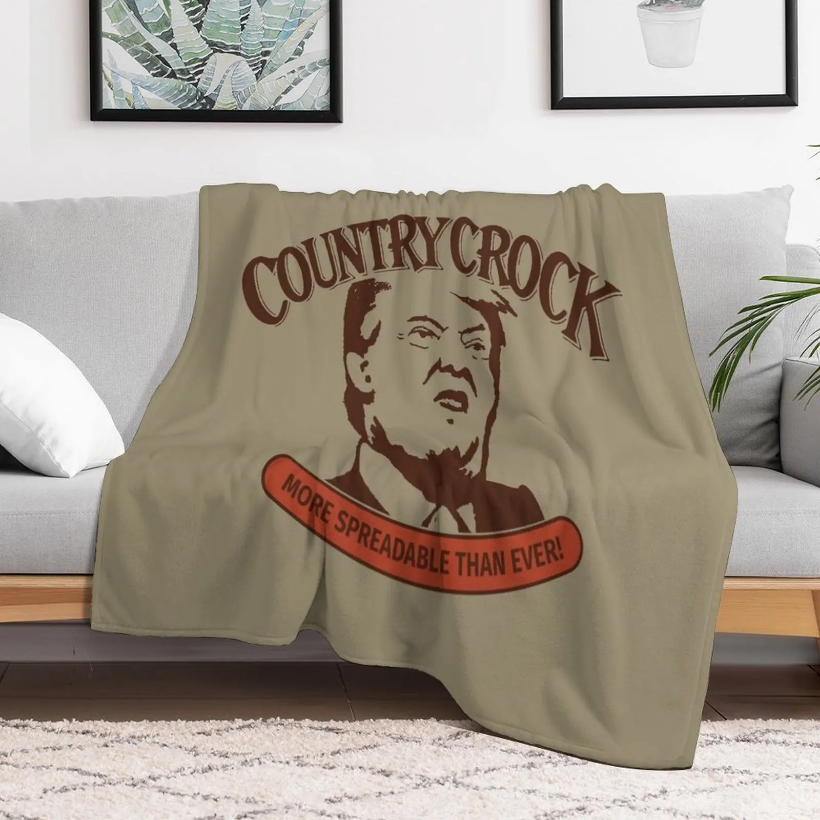 

Country Crock Throw Blanket Sofa Moving heavy to sleep Sleeping Bag Blankets