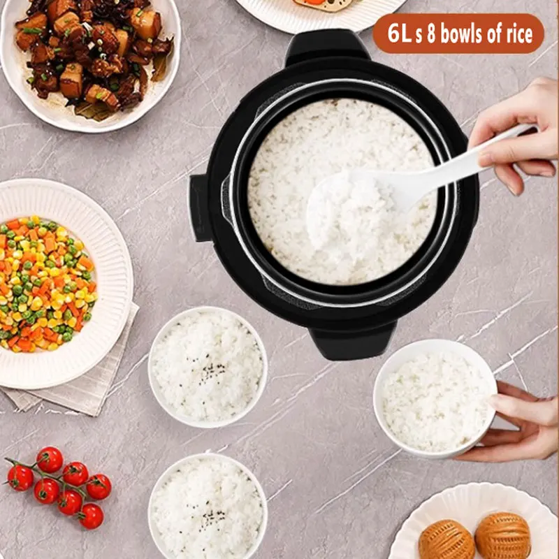 Electric Pressure Cooker, 6L Capacity Instant Pot,1050W High Power,Home Multifunctional Rice Cooker 전기압력밥솥