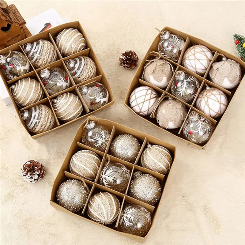 HOT Handmade Lace Christmas Ball Holiday Birthday Venue Layout Gift Ball Design Exquisite Christmas Ball, 1 【SPECIAL OFFER】