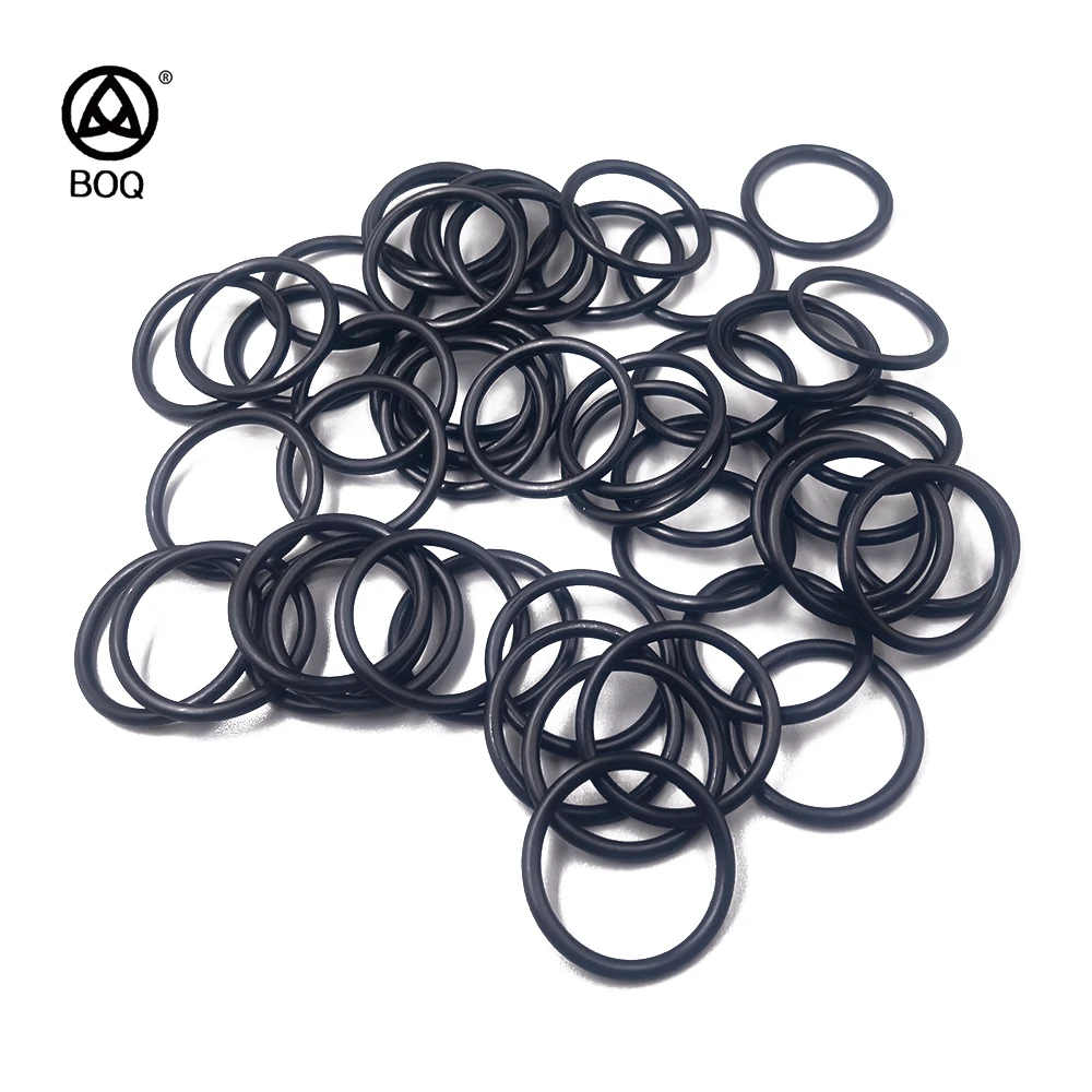 CS2,65 mm, 50 Stück, NBR-O-Ring-Dichtung, Nitril-Butadien-Gummi-Abstandshalter, ölbeständige Unterlegscheibe, runde Dicke, Außendurchmesser 4–50 mm x 2,65 mm