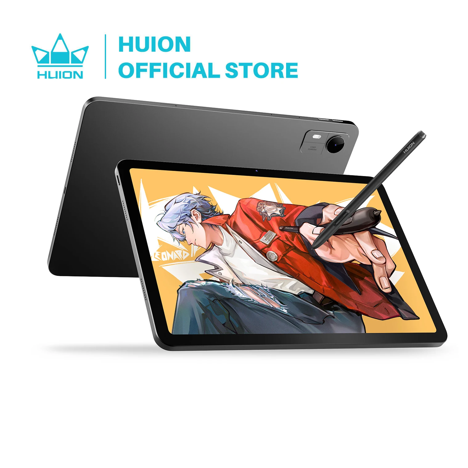 HUION KP1202 12.2 Inch Android 16 Drawing Tablet 8GB+256GB 90Hz 2.4K 3:2 Display G720 2.6GHz PenTech 4.0 Stylus