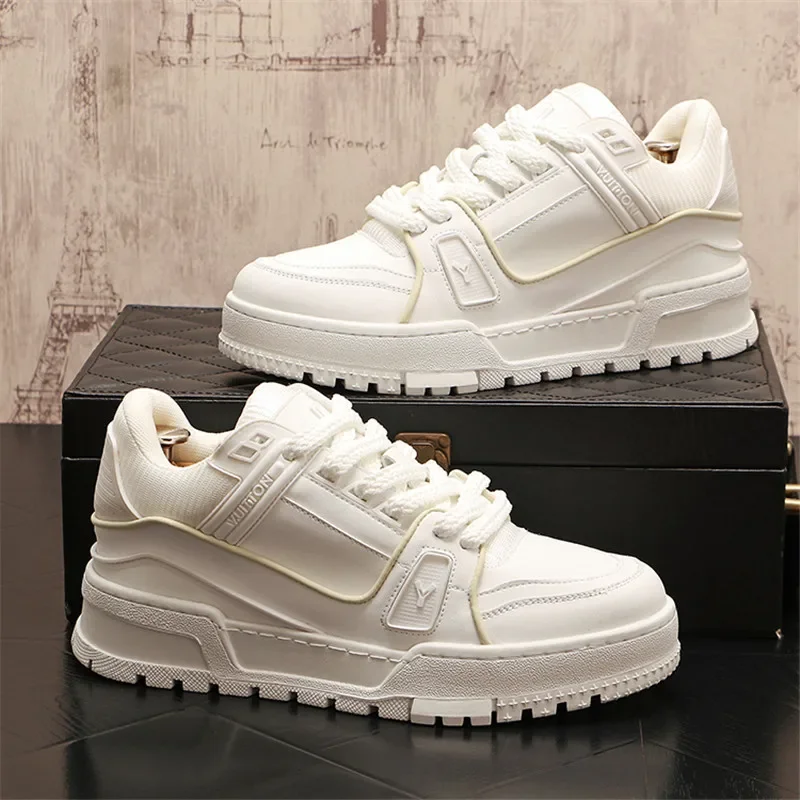 Shoes for Men's Sneakers 2024 Autumn Fashion Light Street Style Breathable Male Trainers Casual Sports Gym Tennis Shoes