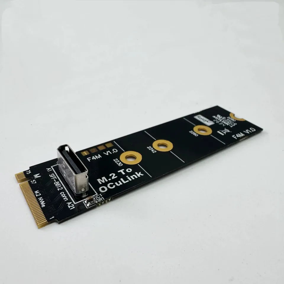 PCIe 5.0 x4 eGPU Adapter M.2 NVMe to OCuLink