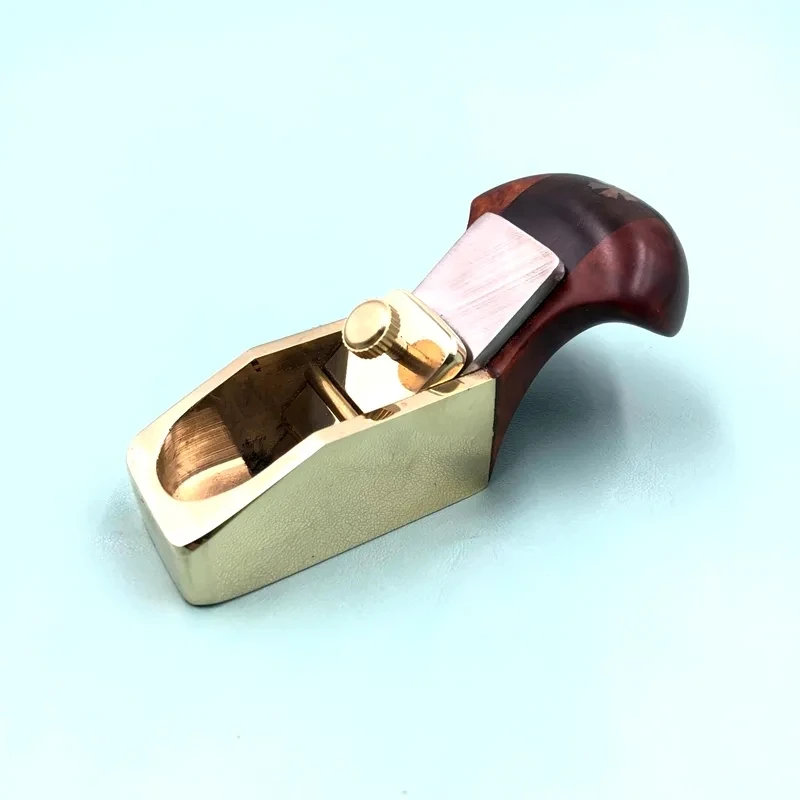 

luxurious Brass wrap blackwood convex Cutter Curved Sole/Flat bottom planes Planer 41mm，luthier woodworking Tools