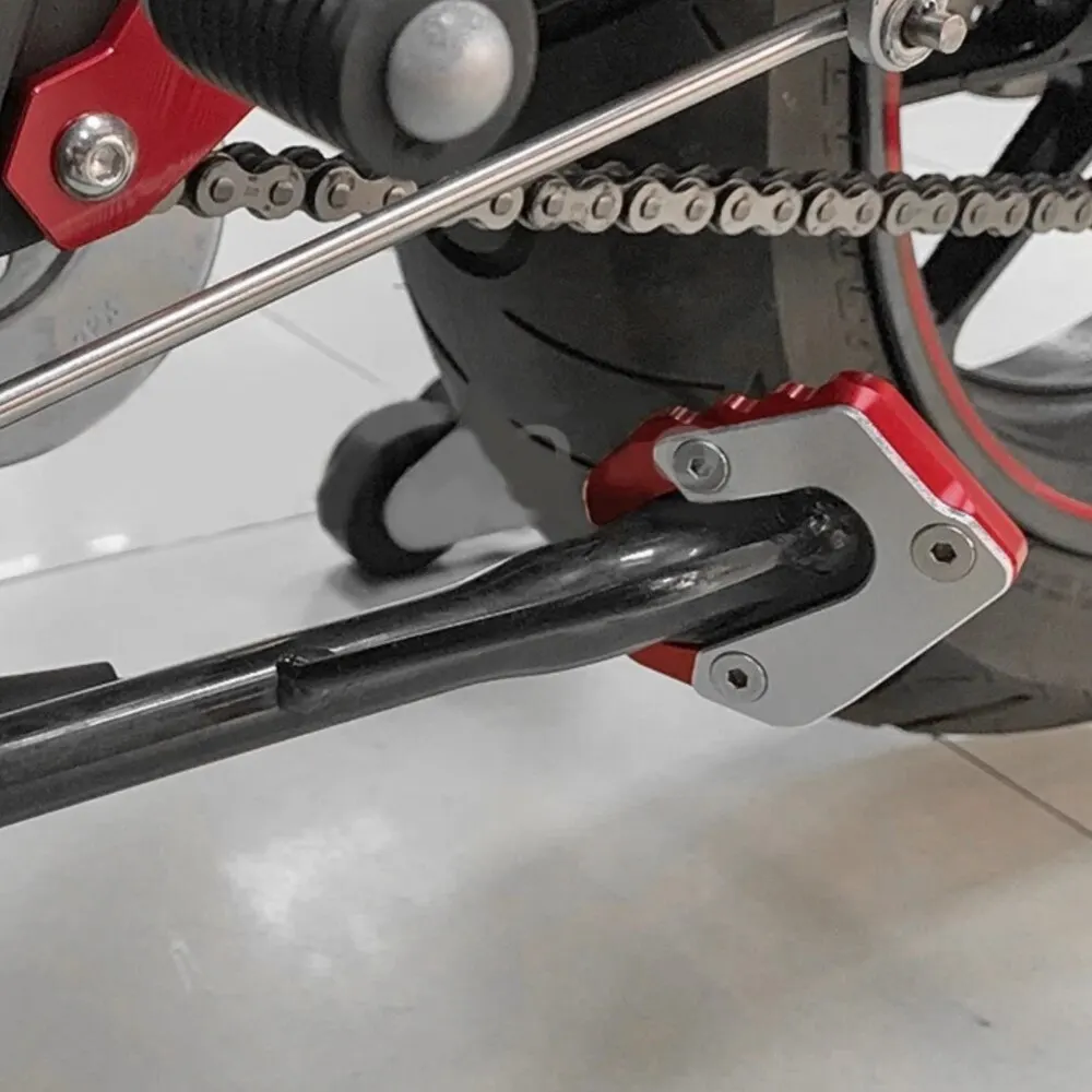 2025 2024 Motorcycle Accessories Side Stand Enlarge For Yamaha YZF R15 V3 YZF R15M V4 2021 2022 2023 Kickstand Extension Support