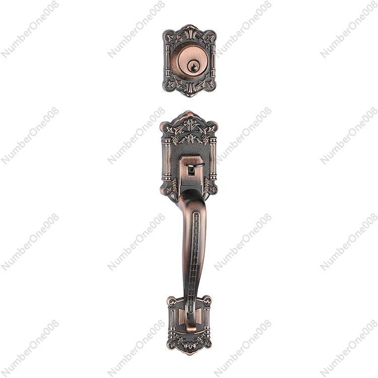 

Popular Zinc Alloy Sliding Glass Door Lock with Key Cylinder, Handle Lock, and Latch Security