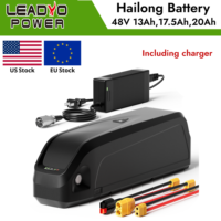 48V 13Ah 17.5Ah 20AH EBike Battery Hailong Electric Bicycle Lithium Battery with 2A Charger for Bafang 750W 1000W 1500W Motor