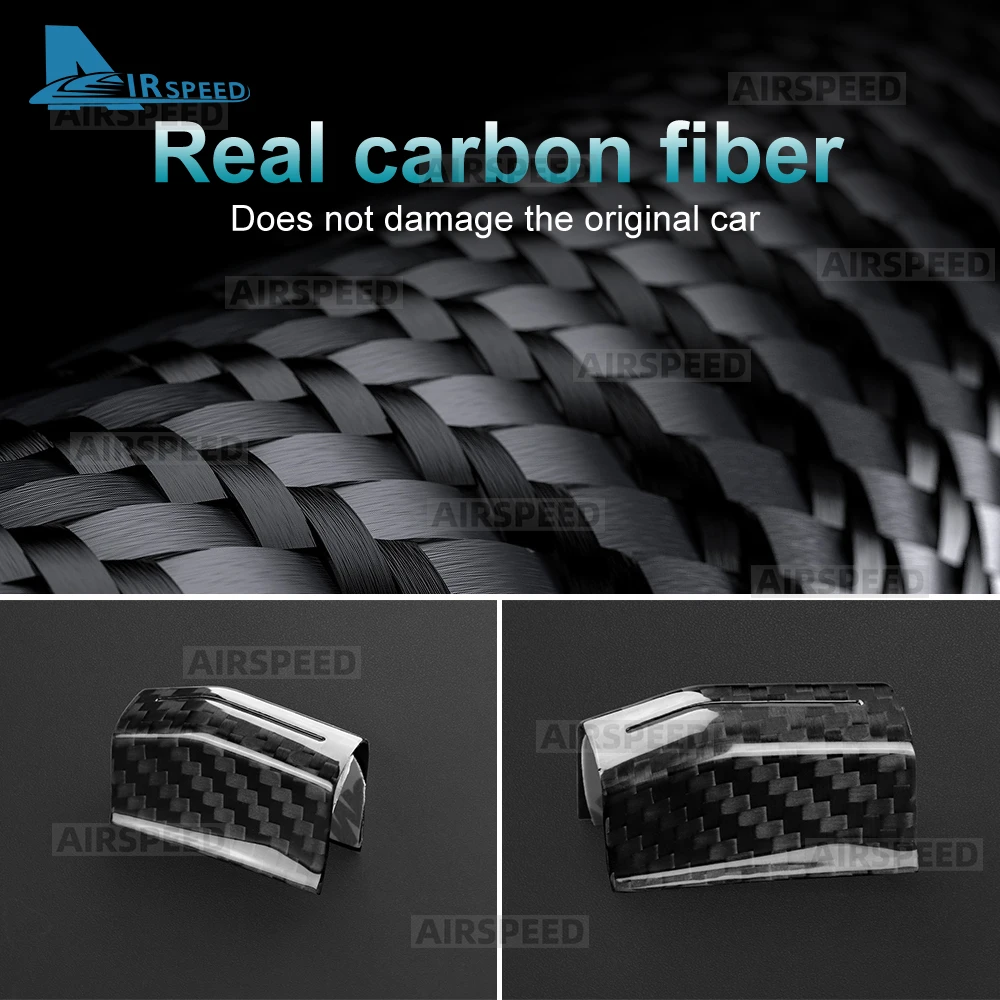 ألياف الكربون الجافة الصلبة الحقيقية لسيارات BMW X3 G45 M3 G80 2025 IX i20 2021-2025 i5 G60 5 Series G60 2024 2025 مقبض ناقل حركة السيارة