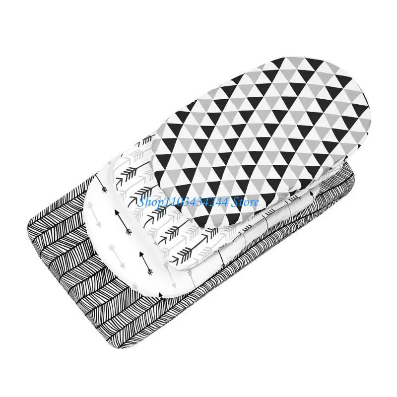 مجموعة ملاءات سرير الأطفال اللطيفة من القطن، ملحقات سرير الأطفال الصغار، ديكورات غرف الأطفال للجنسين للأولاد والبنات