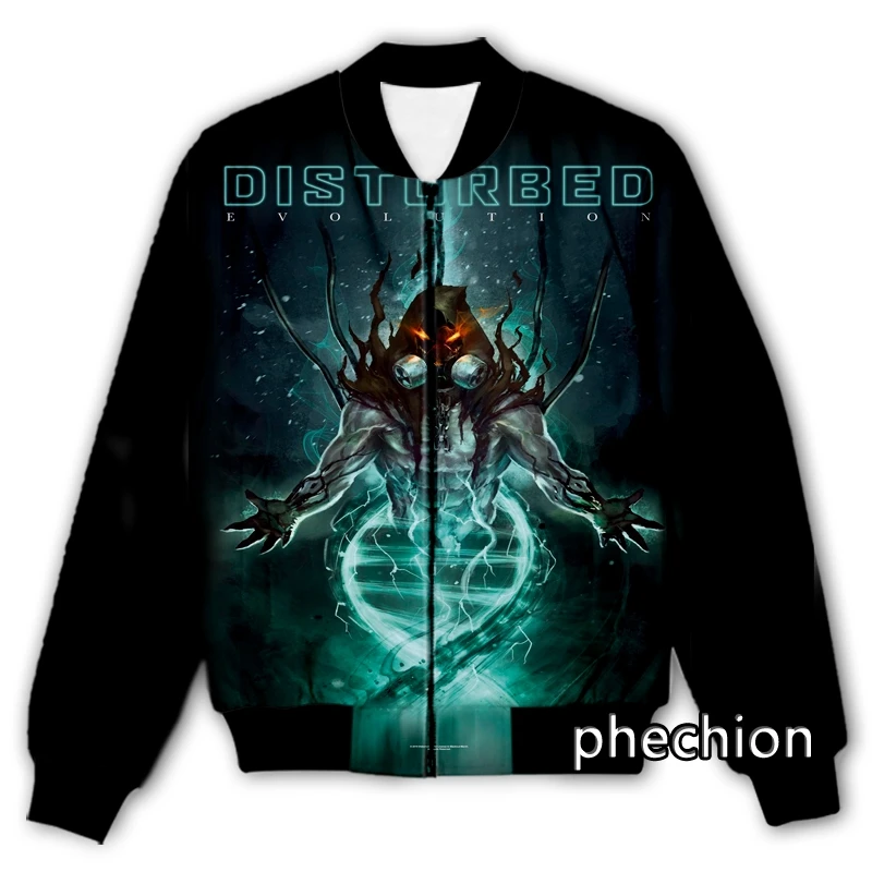 

phechion New Men/Women 3D Printed Disturbed Rock Band Casual Jacket Fashion Streetwear Men Loose Sporting Jacket & Coat Q28