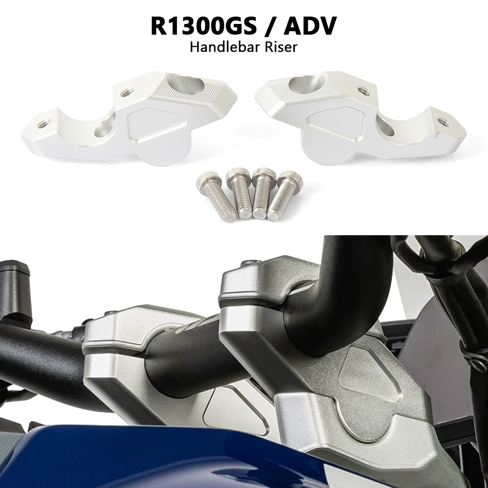 

For BMW R1300GS Adventure R 1300 R1300 GS CNC Motorcycle Accessories Handlebar Risers Clamps Height Increaser Extension Clip