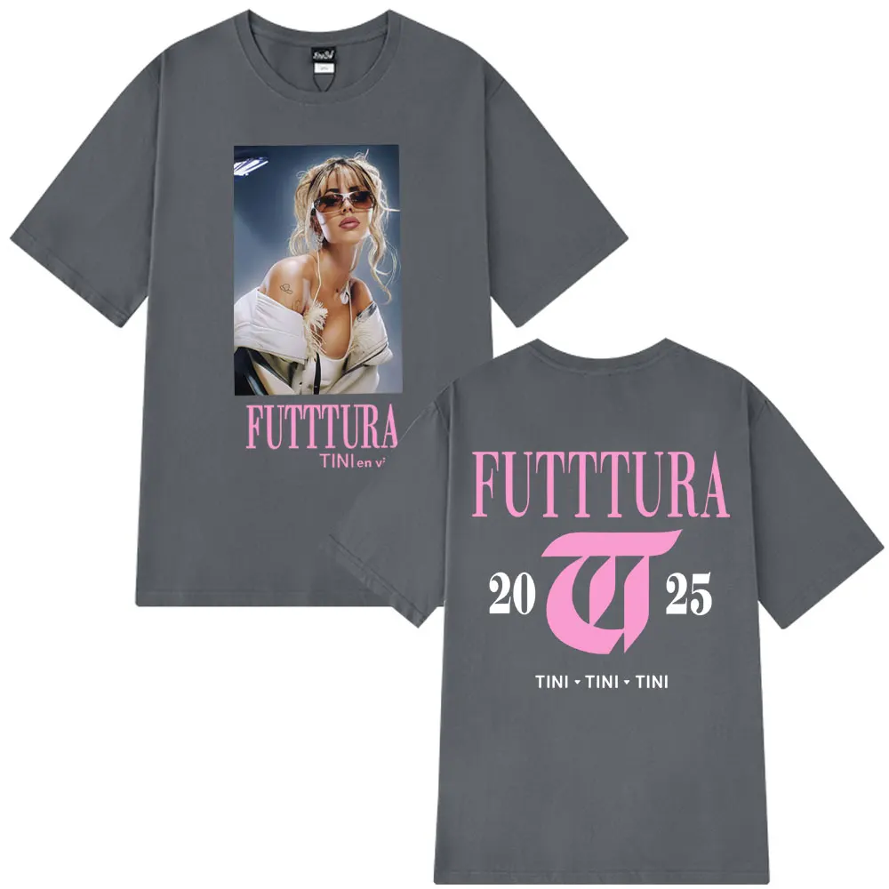 المغني تيني ستوسيل ألبوم فوديراخرا 2025 ميرش تي شيرت الرجال النساء موضة تيز القطن عادية الهيب هوب المتضخم تي شيرت الشارع الشهير