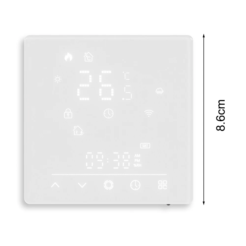 Voice Control Enabled Smart Thermostat with Matter Integration for Customized Energy Management in Home Heating Applications
