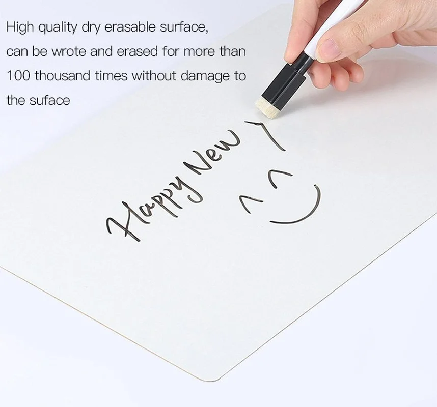 A3 Magnetic White Plate Erasable Refrigerator Note Magnetic Dry Erase Board