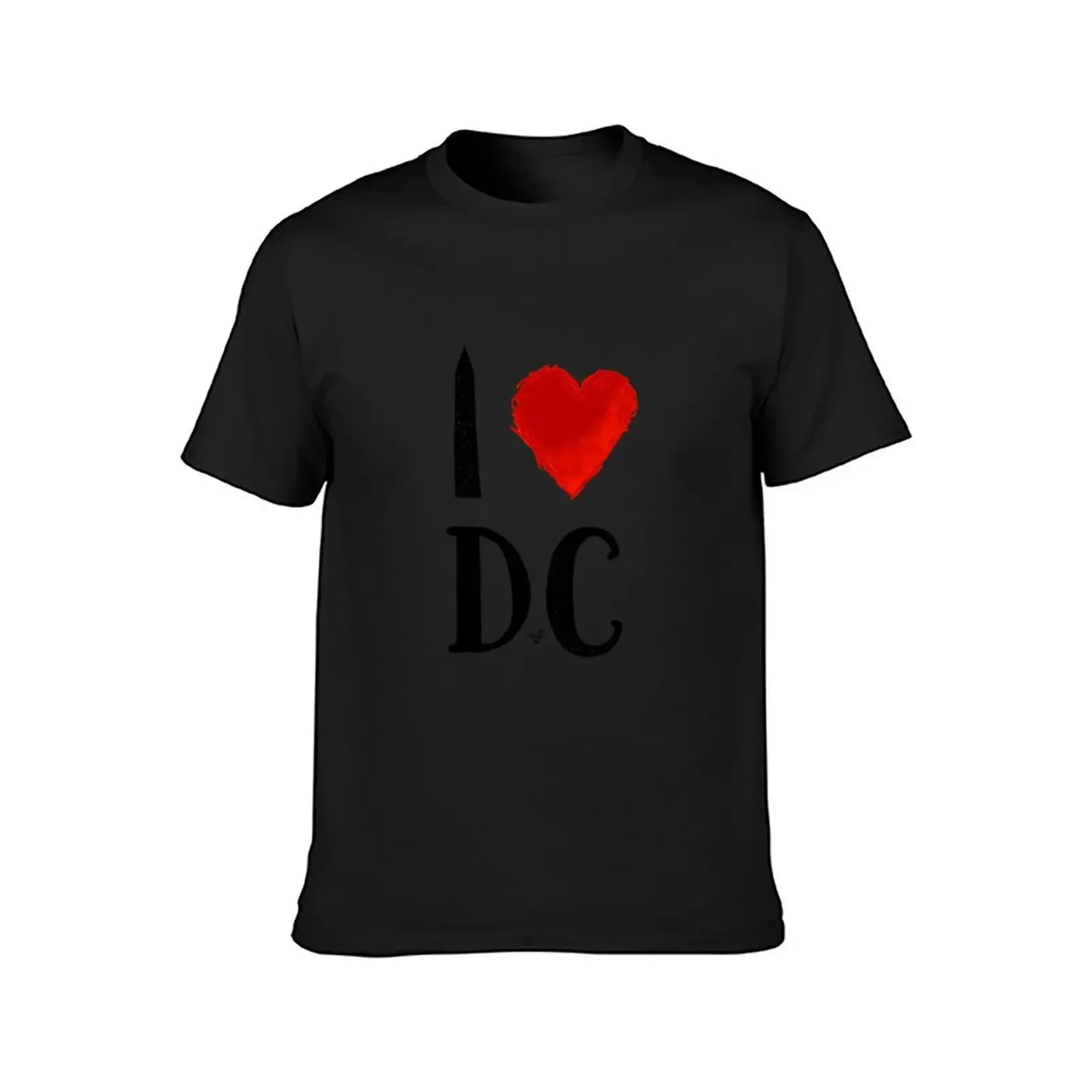 I Heart DC (remix) by Tai's Tees T-Shirt summer top anime t shirts cotton graphic tees men t shirts high quality