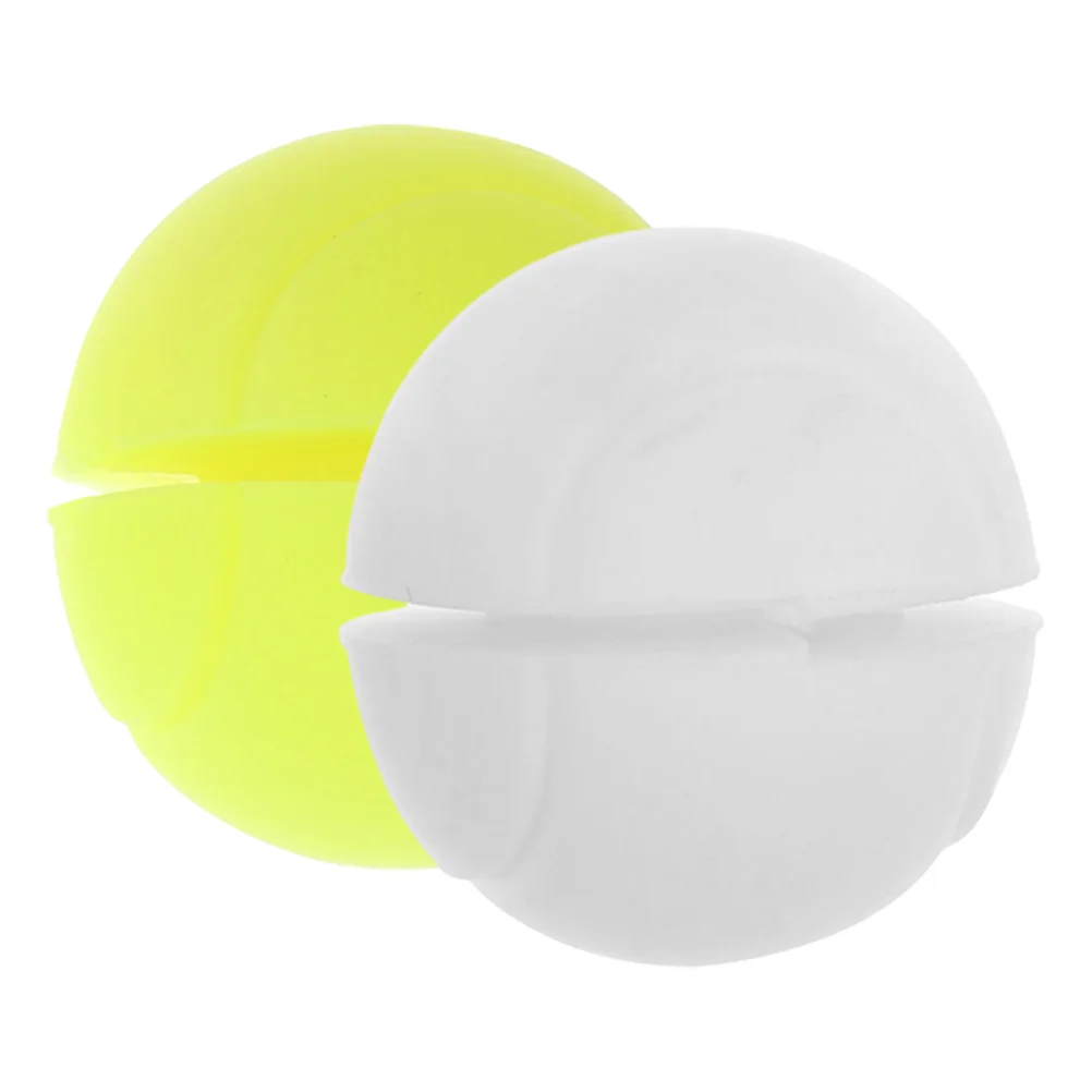 

2pcs Tennis Racket Vibration Dampener White Yellow Tennis Accessories Practical Shape Lightweight Install