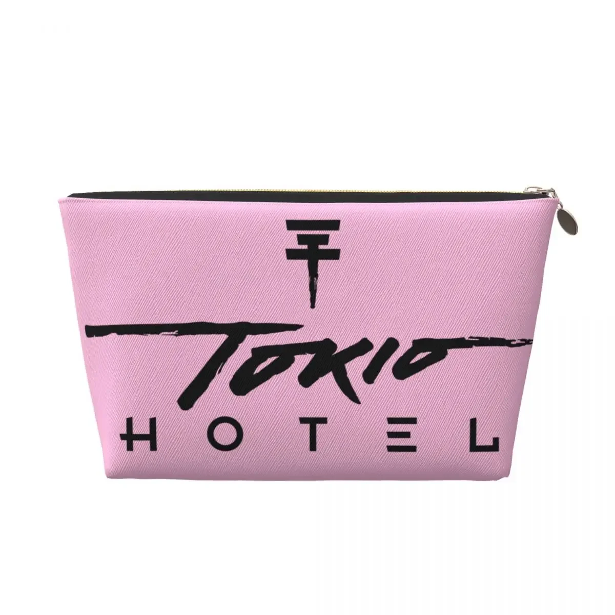 Custom Tokio Hotel German Rock Music Travel Cosmetic Bag for Women Makeup Toiletry Organizer Ladies Beauty Storage Dopp Kit