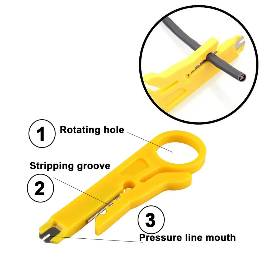 RJ45 Crimper RJ11 RJ45 Crimpzange Ethernet Netzwerk LAN Kabel Crimper Cutter Stripper Zange für 6P 8P RJ11 RJ12 RJ45 – Detail 6