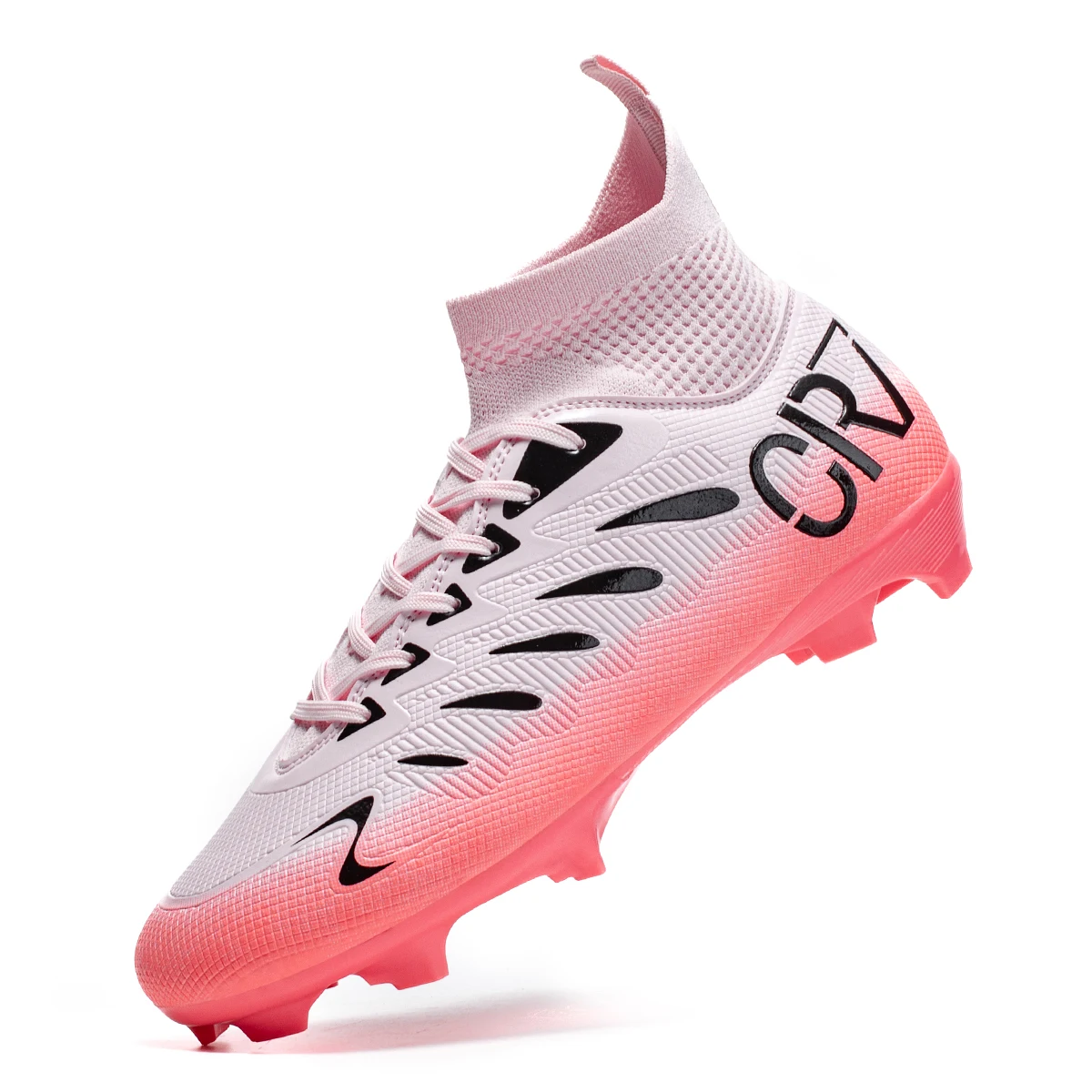 

2025 Новые дышащие футбольные бутсы для взрослых для мужчин и женщин с длинными ногтями AG Grass High Top Match Training Shoes