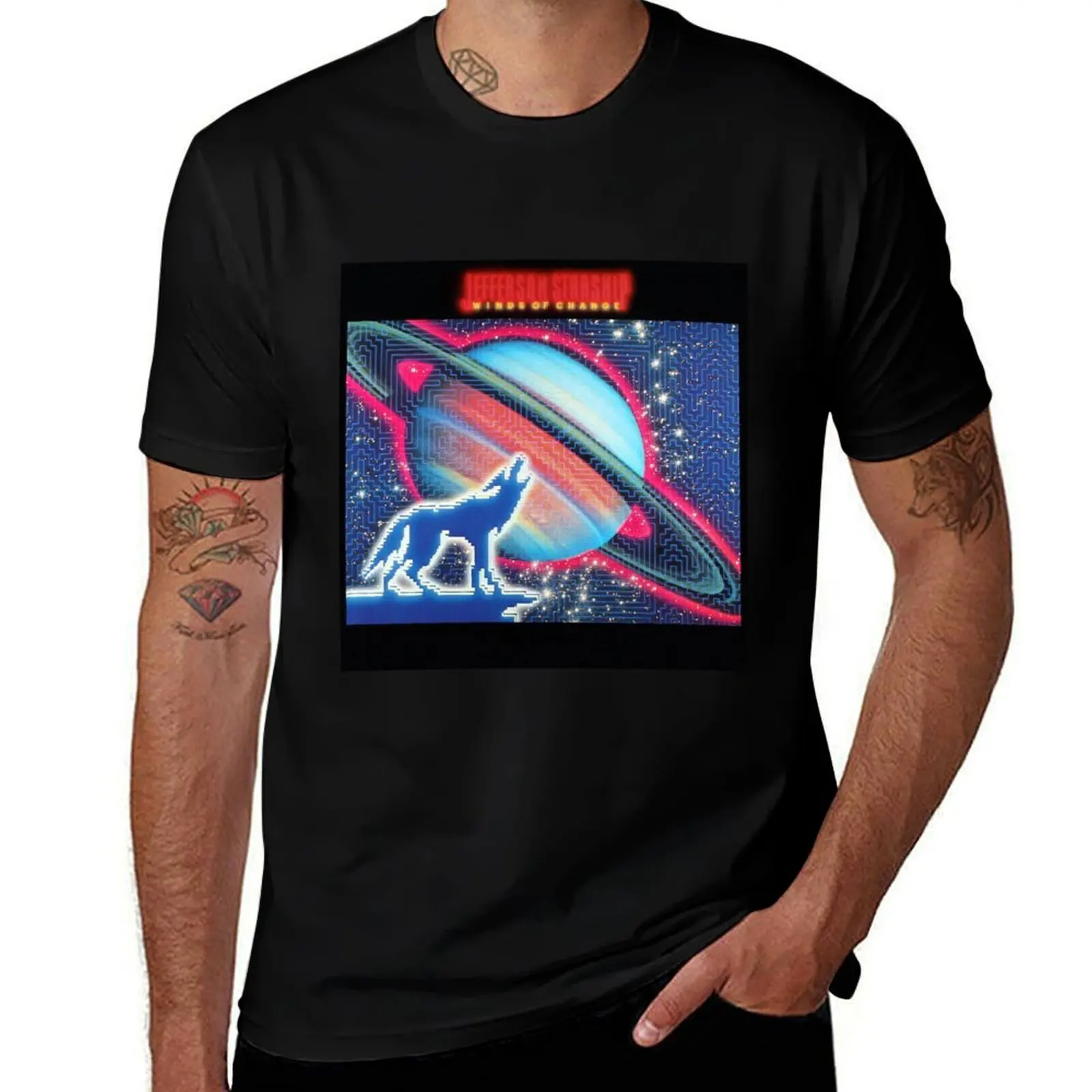 

Jefferson Starship winds of change T-Shirt cotton t shirts high quality mens graphic t shirts T-shirt