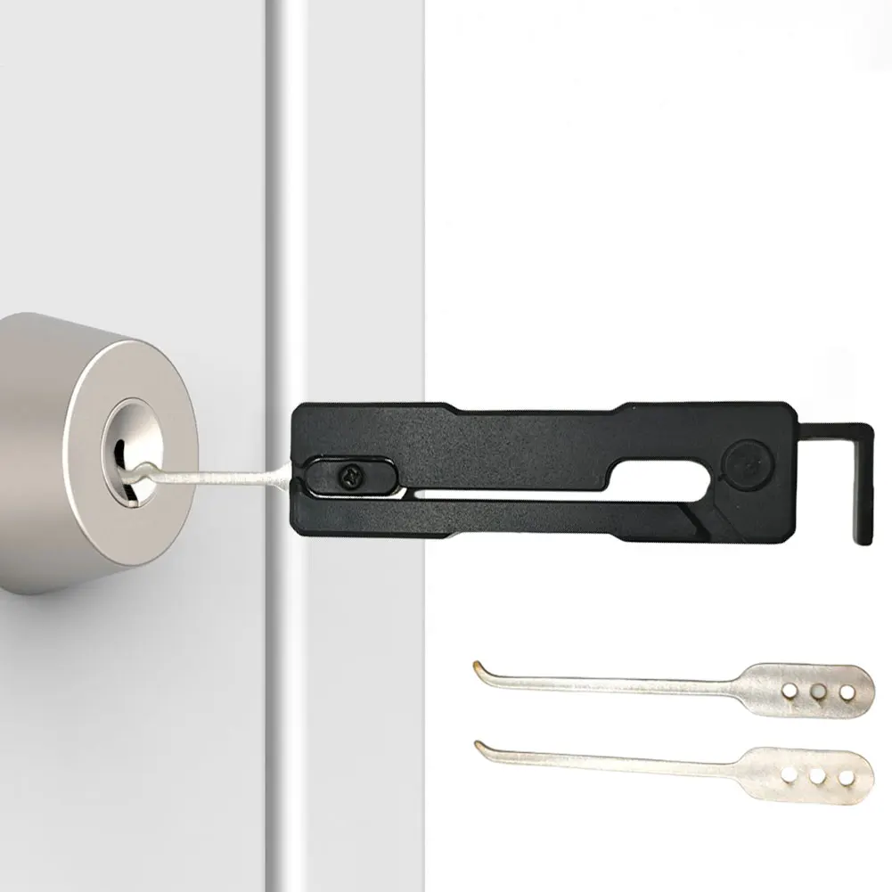 

2025 New Lock Pick Set Foldable Decompression Tool Pick Set Compact Picking Toolkit Set Outdoor Spring Loaded Bump Multi-tool