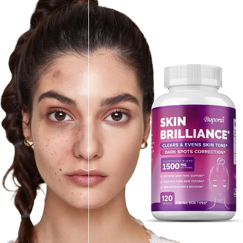 

Glutathione Capsules - Reduce Wrinkles, Smooth and Firm Skin, Protect Cartilage, Antioxidant,Immune Support,Increase Muscle Mass
