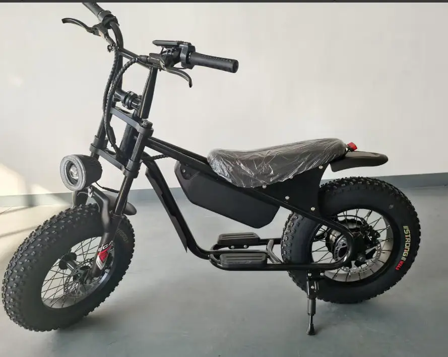 Small Beach Electric Motorcycle 500W Motor 48V 13AH Lithium Battery Electric Bike 45km/h off Road Riding Entertainment E-Bicycle image 2