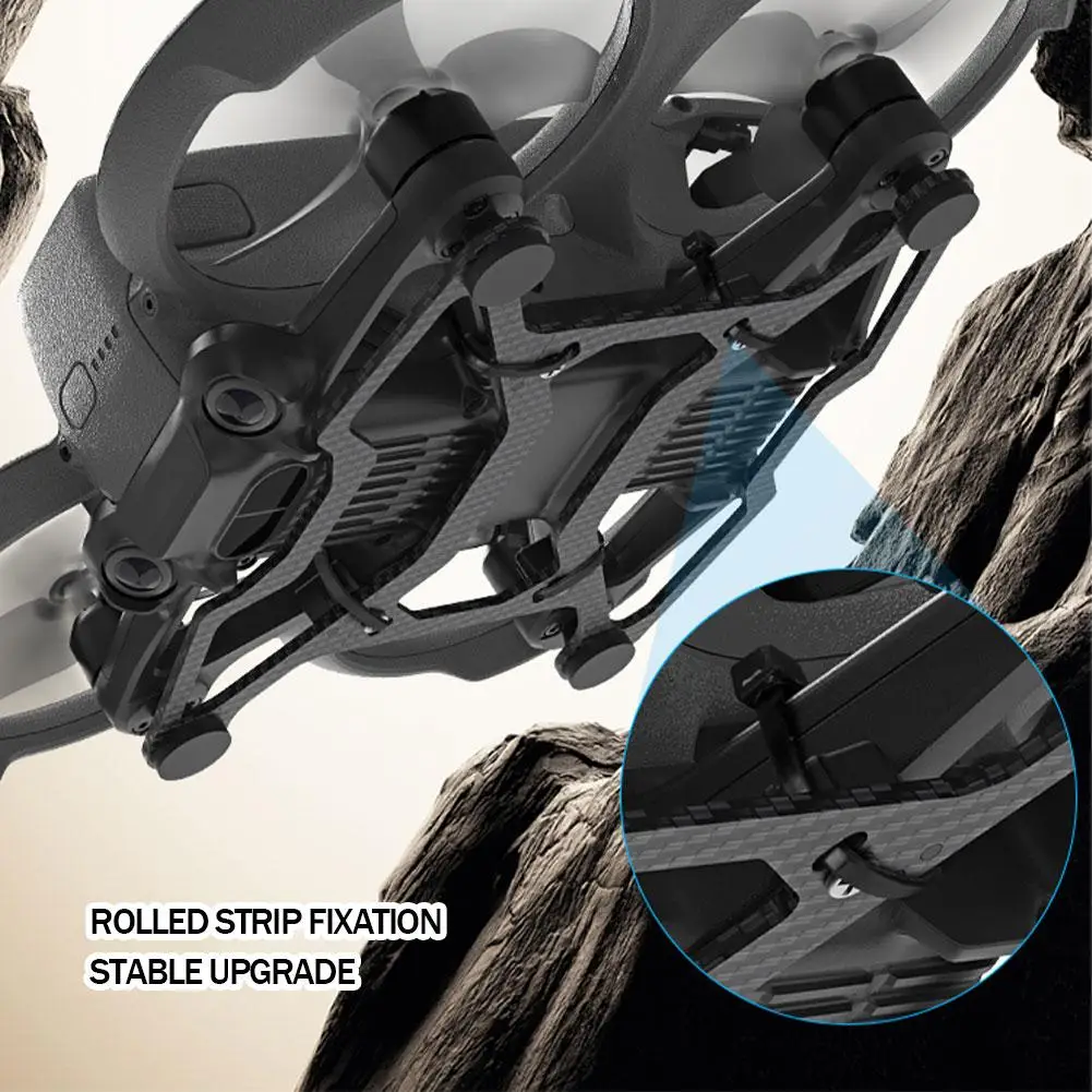 مصد مضاد للتصادم من ألياف الكربون لـ DJI Avata 2 مصد خفيف الوزن للحماية من الصدمات Avata2 Drone Guard Accesso V3W8