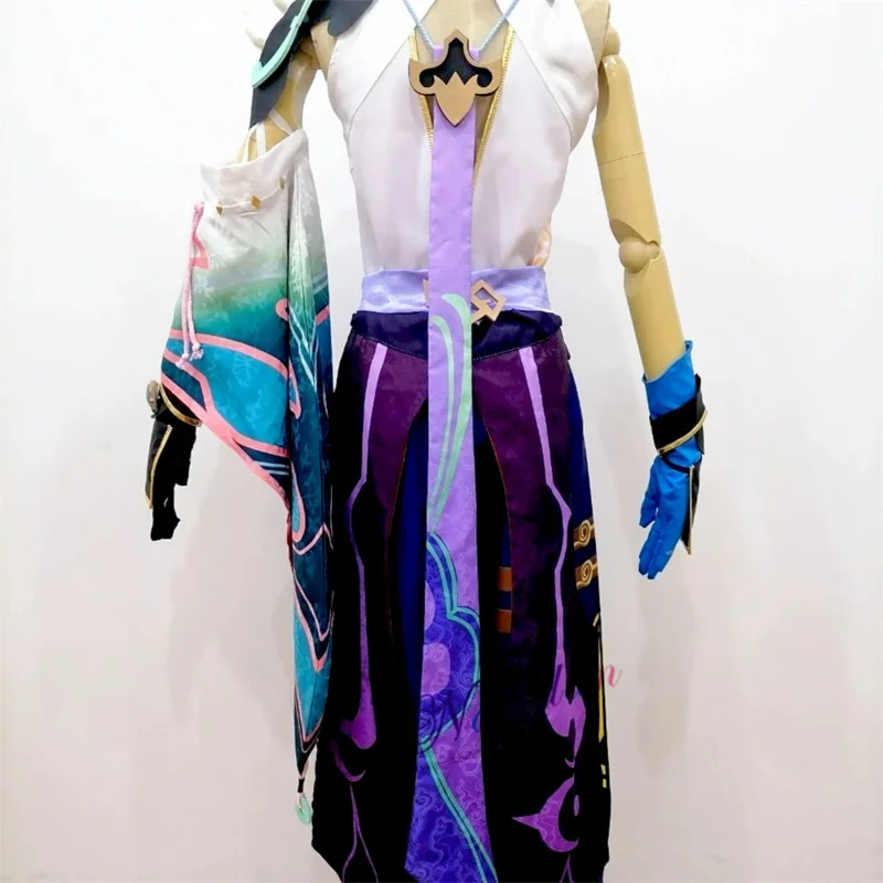 Anime Cosplay Genshin Impact Xiao Cosplay Full Set Costume Wig Shoes Accessories Mask Halloween Party Costume For Male Female