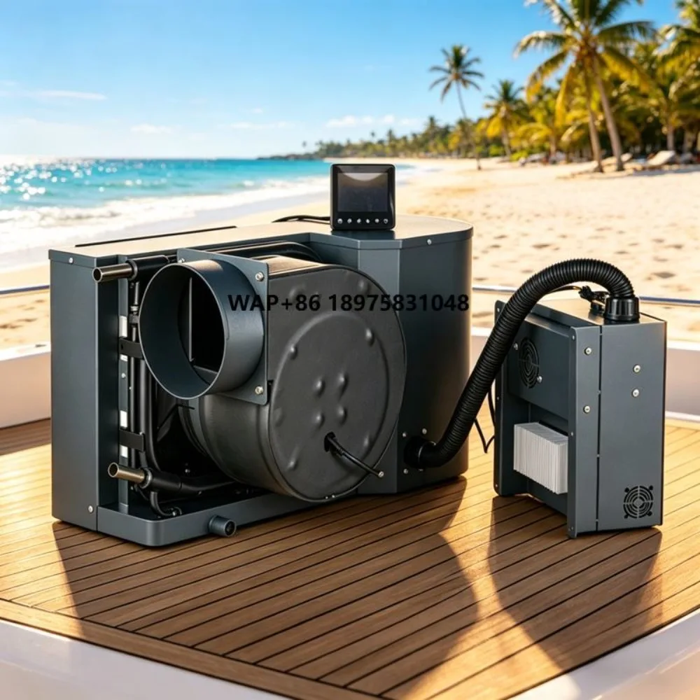 12V Dc Marine Air Conditioner Low Noise Portable Yacht Air Conditioner For Cabin